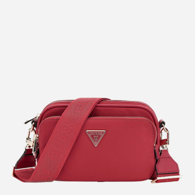 Torebka crossbody damska mała Guess Eco Gemma HWEYG839572-MAG Czerwona (800070293639) - obraz 1
