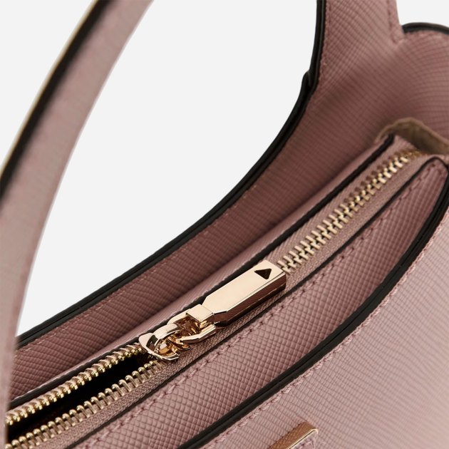Сумка жіноча середня Guess Eco Jazlynn HWEZG952301-ROS Рожева (800070334877) - зображення 4