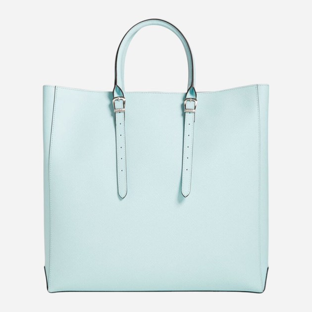 Сумка шопер жіноча з натуральної шкіри Guess Lady Luxe HWLLUXL1304-SKY Темно-синя (800070311340) - зображення 2