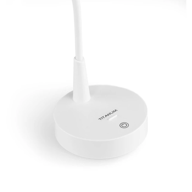 LED настільна лампа з акумулятором VIDEX TLTF-012W |3000–6000K, 220Lm, 7W, 120°, 1200mAh| Білий (TLTF-012W) - Фото 3 LED настільна лампа з акумулятором VIDEX TLTF-012W |3000–6000K, 220Lm, 7W, 120°, 1200mAh| Білий (TLTF-012W) - зображення 3