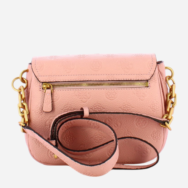 Сумка крос-боді через плече жіноча маленька Guess Izzy Peony HWPD9209200-ARI Рожева (800070316794) - зображення 2