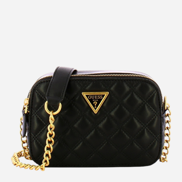 Torebka crossbody damska mała Guess Giully HWQA8748140-BLA Czarna (800070307632) - obraz 1