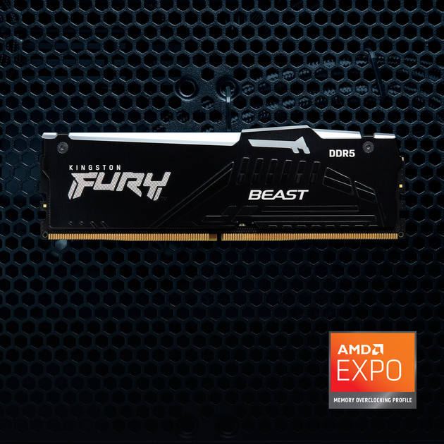 Pamięć RAM Kingston Fury DDR5-6000 32768MB PC5-48000 (Kit of 2x16384) Beast RGB Black (KF560C30BBEAK2-32) - obraz 12