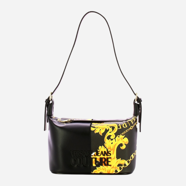 Сумка багет жіноча маленька Versace Jeans 75VA4BP5ZS820G89 Чорна (800070310013) - зображення 1
