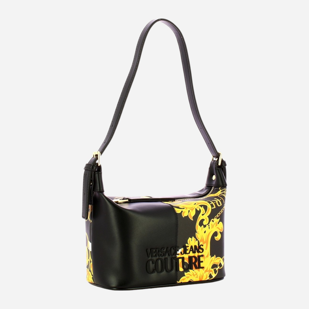 Сумка багет жіноча маленька Versace Jeans 75VA4BP5ZS820G89 Чорна (800070310013) - зображення 3