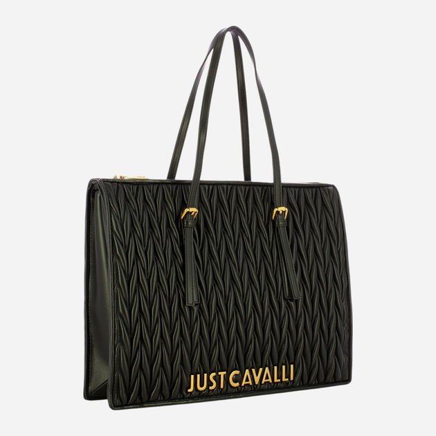 Сумка шопер жіноча Just Cavalli 77RA4BD4ZSB21899 Чорна (800070333421) - зображення 3