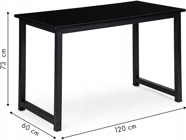 Комп'ютерний стіл ModernHome by Multistore чорний (PWDNZ-304) - зображення 4