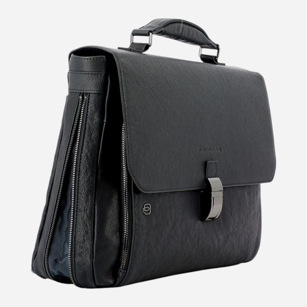 Torba aktówka męska skórzana Piquadro CA3111B3/BLU Ciemnogranatowa (800070043435) - obraz 3