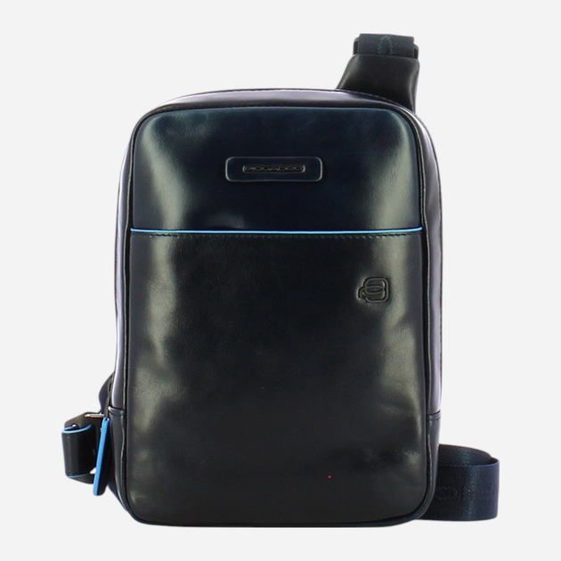 Torba listonoszka męska skórzana Piquadro CA5944B2V/BLU Ciemnogranatowa (800070282079) - obraz 1