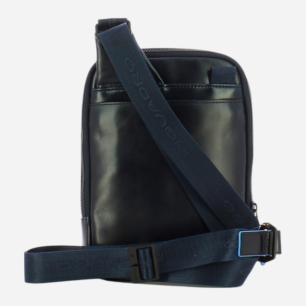 Torba listonoszka męska skórzana Piquadro CA5944B2V/BLU Ciemnogranatowa (800070282079) - obraz 2