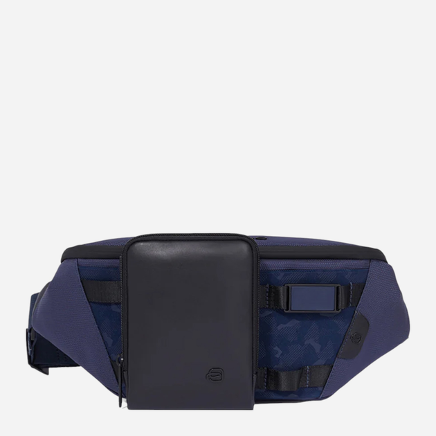 Сумка поясна чоловіча Piquadro CA6167FX/BLU Темно-синя (800070320785) - зображення 2