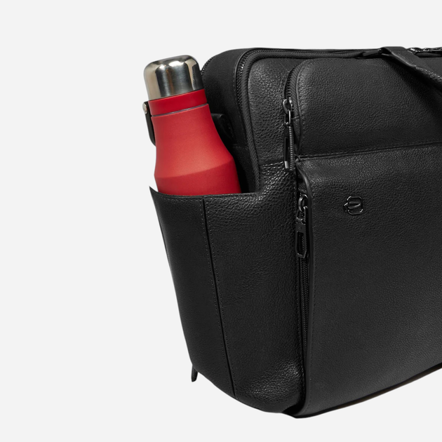 Torba aktówka męska skórzana Piquadro CA6026W130/N Czarna (800070326239) - obraz 5