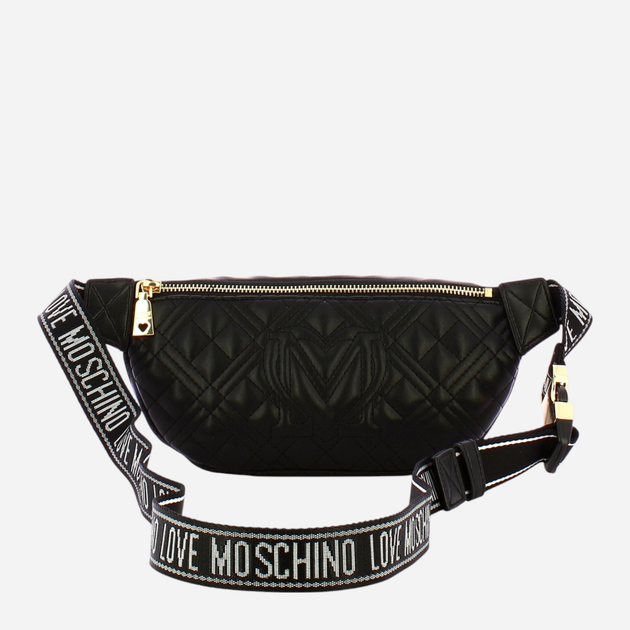 Saszetka na pas damska Love Moschino Marsupio Quilted JC4003PP1LLA0000 Czarna (800070326563) - obraz 2