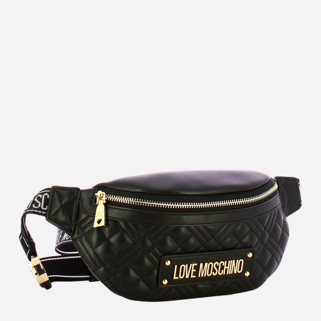 Saszetka na pas damska Love Moschino Marsupio Quilted JC4003PP1LLA0000 Czarna (800070326563) - obraz 3
