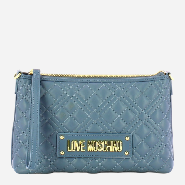 Torebka crossbody damska mała Love Moschino Borsa Quilted JC4013PP1FLA0707 Ciemnogranatowa (800070301991) - obraz 1