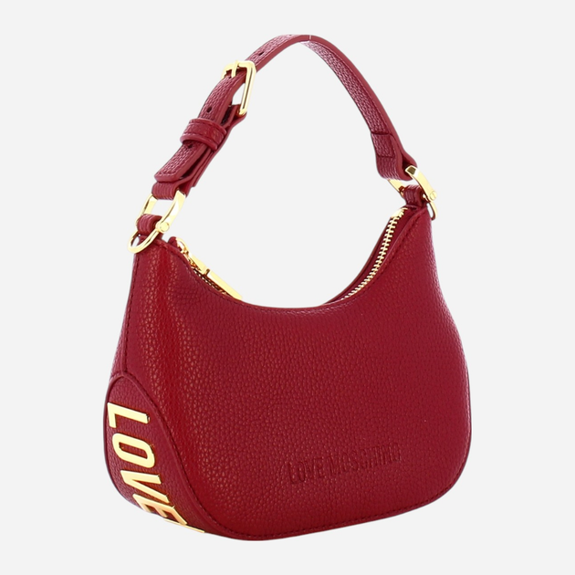 Сумка хобо жіноча маленька Love Moschino Borsa JC4019PP1LLT0552 Червона (800070326582) - зображення 4