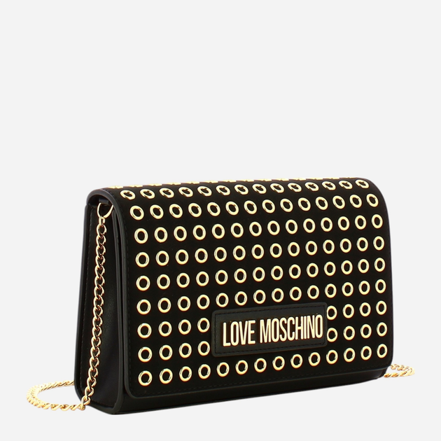 Сумка клатч жіноча Love Moschino Borsa JC4063PP1LLH100A Чорна (800070326588) - зображення 3