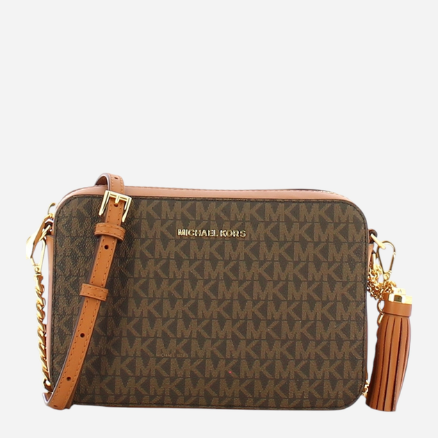 Torebka crossbody damska mała Michael Kors 32F8GF5M2B-200 Brązowa (800070263197) - obraz 1