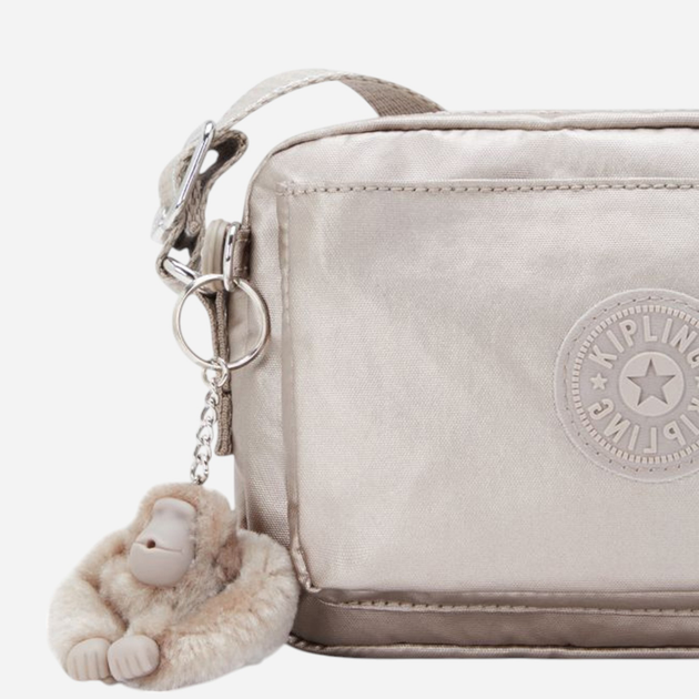 Torebka crossbody damska mała Kipling Abanu KPKI724848I1001 Złocista (800070287644) - obraz 5