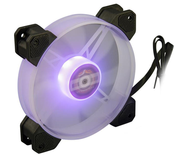 Вентилятор для корпуса Frime Iris LED Fan Mid RGB HUB, 120mm (FLF-HB120MRGBHUB8) - изображение 1