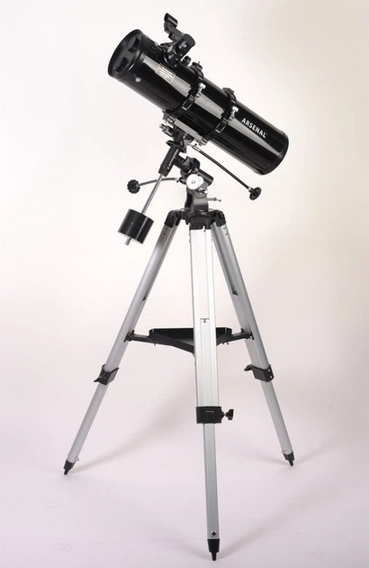 Телескоп Arsenal Synta 130/650 EQ2 рефлектор Ньютона з окулярами PL63 і PL17 - зображення 4