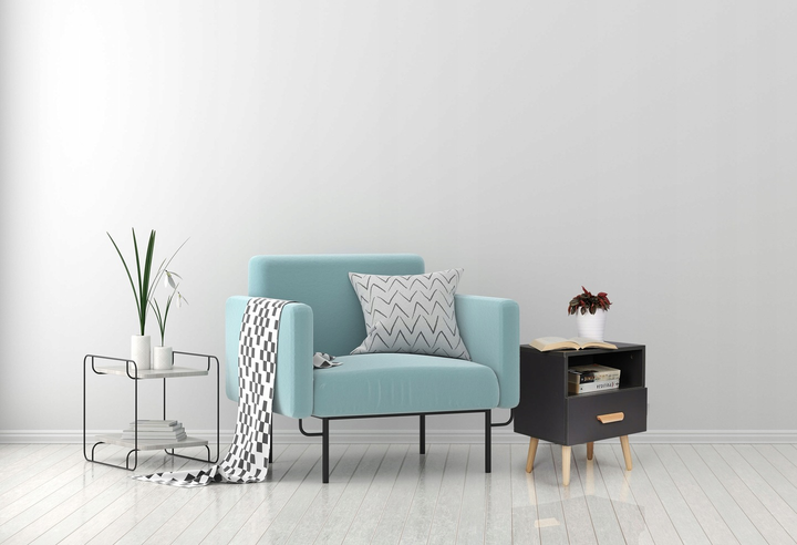 Szafka nocna ModernHome by Multistore szara (WYJ-258 GRAY) - obraz 6