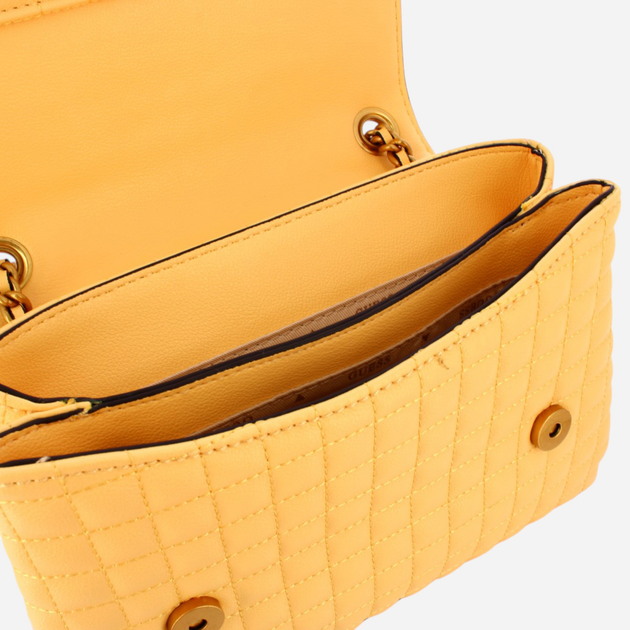 Torebka crossbody damska Guess Tia HWQA9187210-CSL Żółta (800070316649) - obraz 4