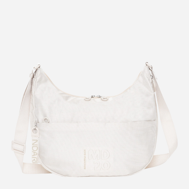 Сумка хобо жіноча велика Mandarina Duck MD20 P10QMT27-09E Біла (800070315503) - зображення 1