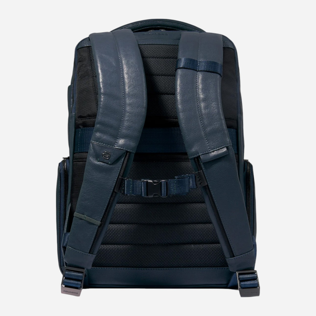 Plecak męski skórzany 21.5L Piquadro CA6451W130/BLU Ciemnogranatowy (800070326387) - obraz 2