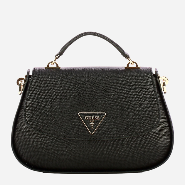 Сумка жіноча середня Guess Eco Jazlynn HWEZG952320-BLA Чорна (800070334881) - зображення 1