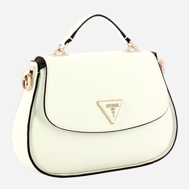 Сумка жіноча середня Guess Eco Jazlynn HWEZG952320-WHI Біла (800070334883) - зображення 3