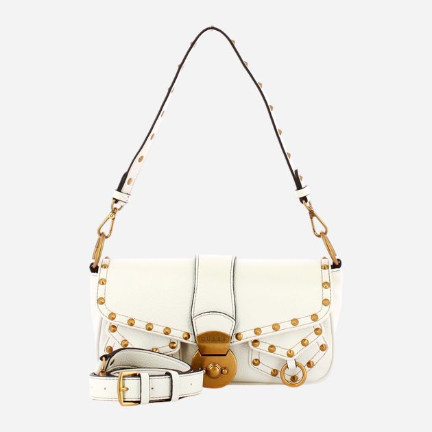 Сумка жіноча середня Guess Sardinia HWVB9008190-WHI Біла (800070316661) - зображення 4