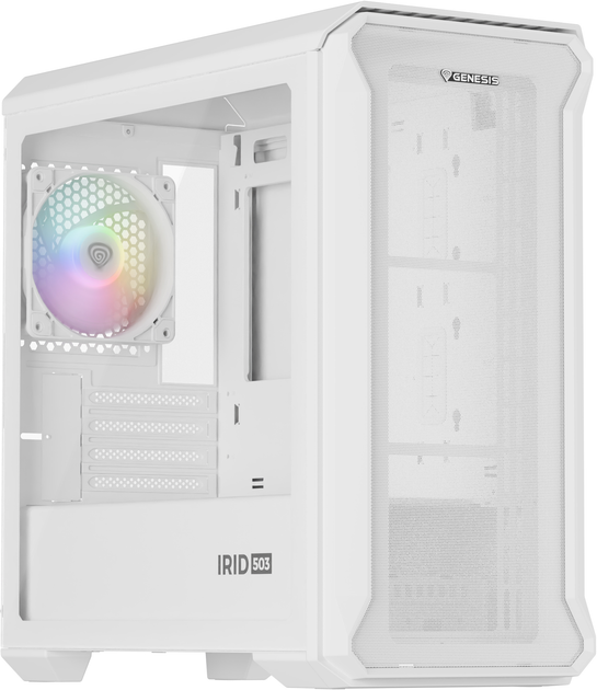 Корпус NATEC Genesis Irid 503 ARGB Lite White (NPC-2224) - зображення 1