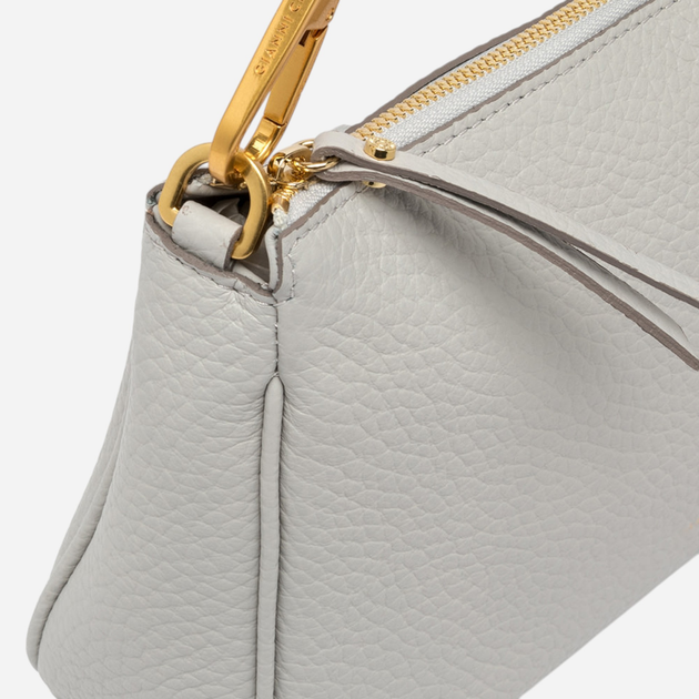 Сумка жіноча з натуральної шкіри середня Gianni Chiarini Brooke BS-10911-TKL-13310 Сіра (800070331818) - зображення 5