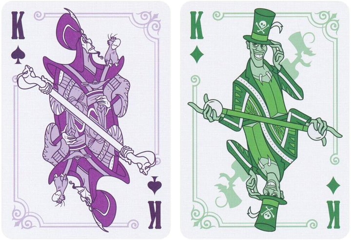 Karty do gry Bicycle Disney Villains Green/Purple Mix Playing Cards Display (73854095829) - obraz 3