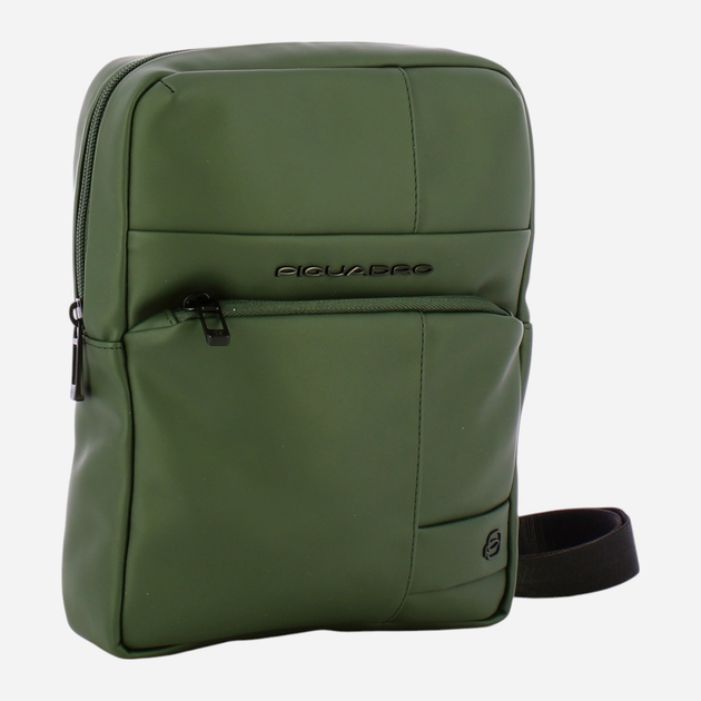 Сумка планшет чоловіча середня Piquadro CA1816W129W/VE Зелена (800070332026) - зображення 3