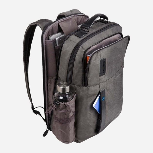 Рюкзак 22.5 л вміщує формат А4 Piquadro CA4174P16/CHEVGR Сірий (800070117853) - зображення 2
