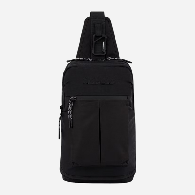 Сумка слінг чоловіча Piquadro CA6003S125/N Чорна (800070304127) - зображення 1