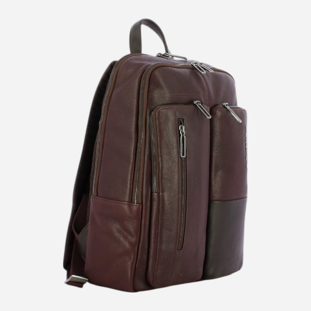 Plecak męski skórzany 17.4L Piquadro CA5884W116/M Brązowy (800070282060) - obraz 3