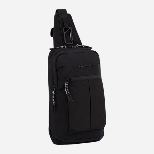 Сумка слінг чоловіча Piquadro CA6003S125/N Чорна (800070304127) - зображення 3