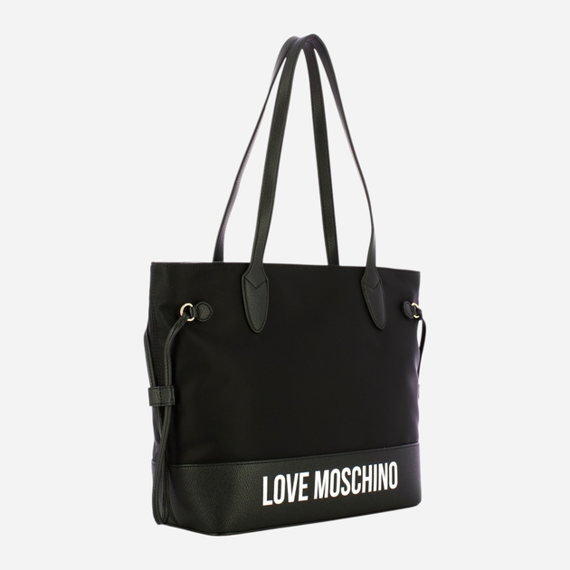 Сумка шопер жіноча Love Moschino Borsa JC4250PP0IKE100A Чорна (800070318012) - зображення 3