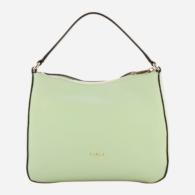 Torba damska skórzana Furla Primula S WB00882BX0041FEL0090 Zielona (800070302236) - obraz 2