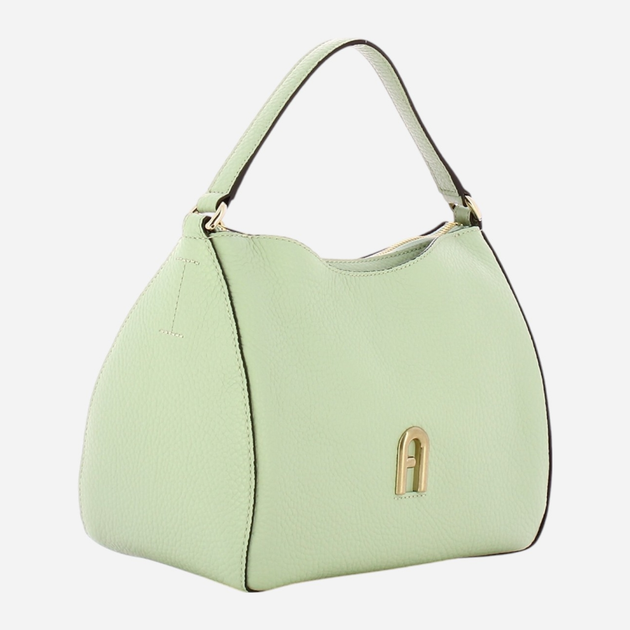 Torba damska skórzana Furla Primula S WB00882BX0041FEL0090 Zielona (800070302236) - obraz 4