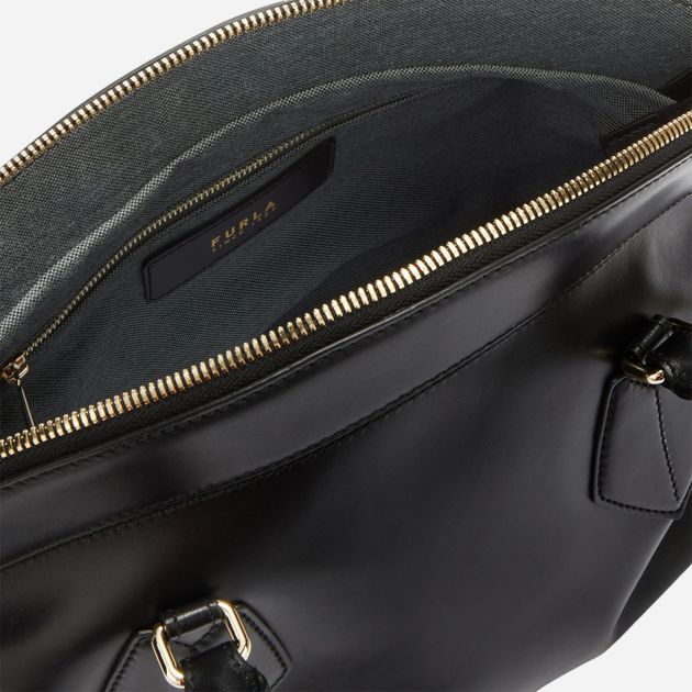 Сумка жіноча з натуральної шкіри середня Furla Erica M WB01464BX3346O60001007 Чорна (800070331298) - зображення 4