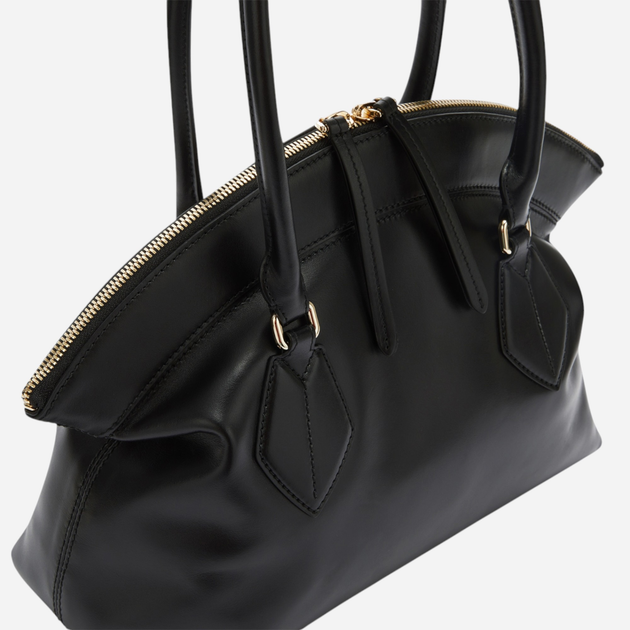 Сумка жіноча з натуральної шкіри середня Furla Erica M WB01464BX3346O60001007 Чорна (800070331298) - зображення 6