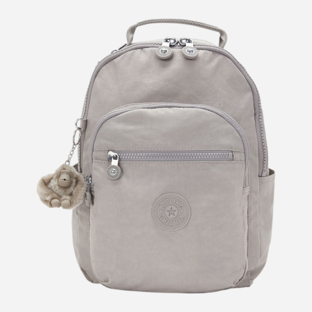 Plecak damski 14.2L Kipling Seoul S KPKI408289L1001 Szary (800070256878) - obraz 1