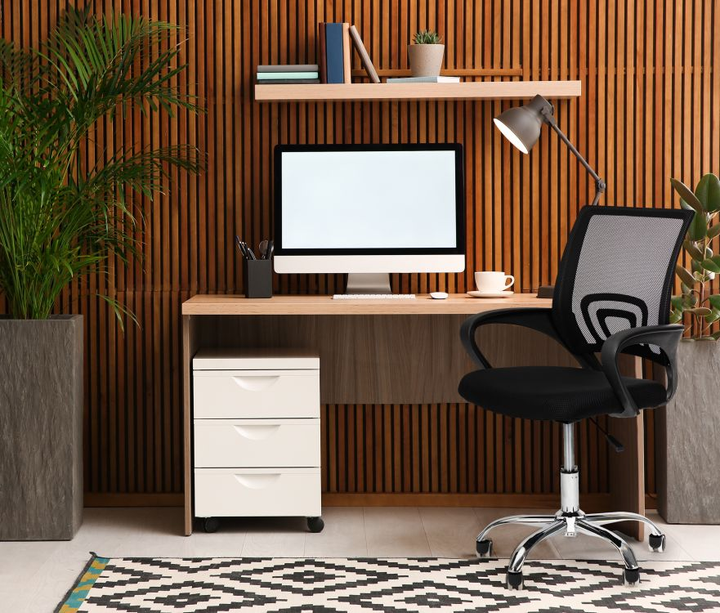 Fotel biurowy ModernHome by Multistore czarny (5903769975662) - obraz 7