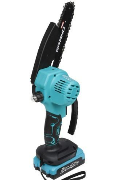 Акумуляторна ланцюгова пилка Grand АПЦ-20/6"-1 BL(один акумулятор-2Ач шина ланцюг картонна упаковка зарядне підходить для роботи з телескопічною штангою-подовжувачем) - зображення 2
