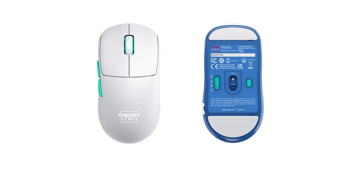 Миша Cherry Xtrfy M68, WL/USB-A, RGB, білий - Фото 3 Миша Cherry Xtrfy M68, WL/USB-A, RGB, білий - зображення 3