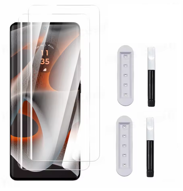 Защитное стекло 2шт CDK для Xiaomi Redmi Note 14 Pro 5G | UV Curved (017496) (clear) - изображение 3